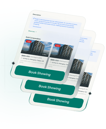 HouzGPT property comparables and analysis cards